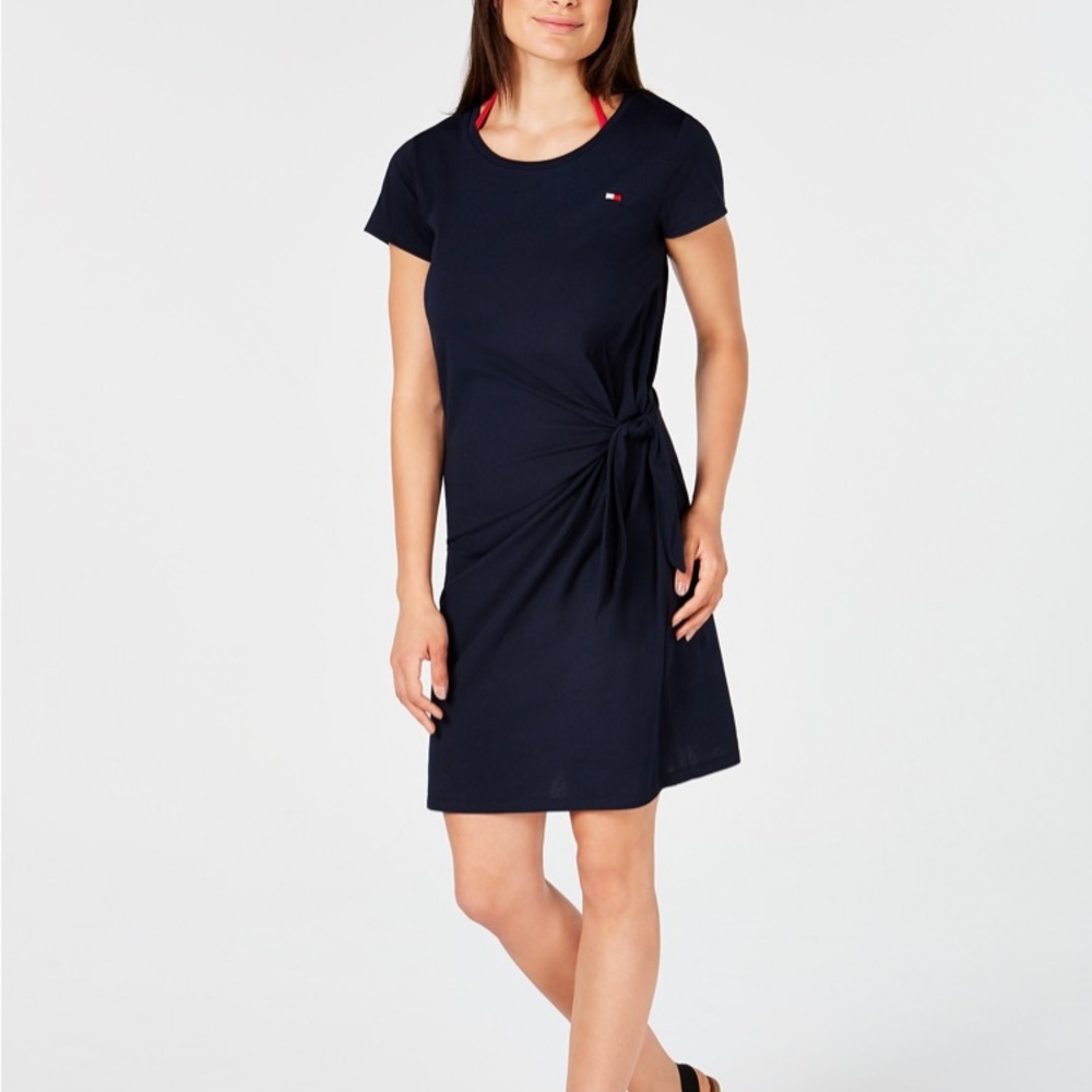 Tie-Front Cover-Up Dress